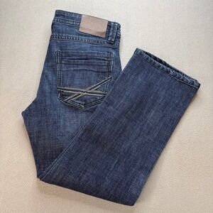 TK Axel Jeans Mens Slim Bootcut Fit 32x30 (FIT 34x28) Dark Wash Western Denim